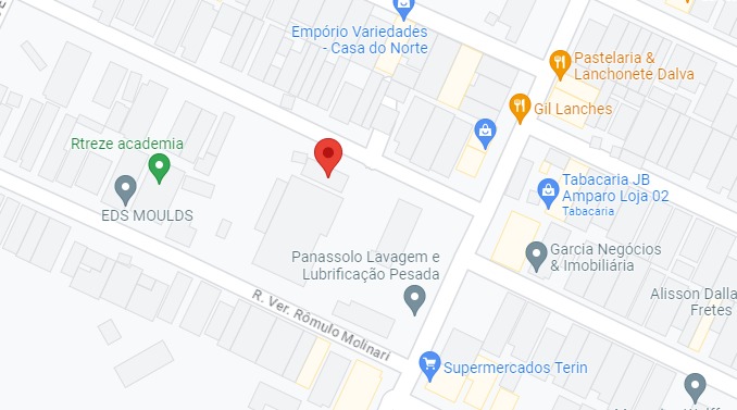 Mapa de localização da empresa